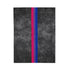 Grunge Bisexual Pride Flag Stripe Velveteen Plush Blanket